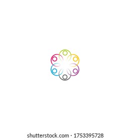 Family logo template icon illustrasi