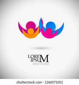 Family logo. Vector