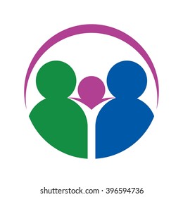 family logo vector.