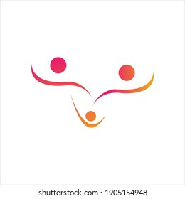 family logo vector illustration design template - vector