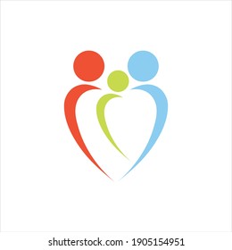 family logo vector illustration design template - vector