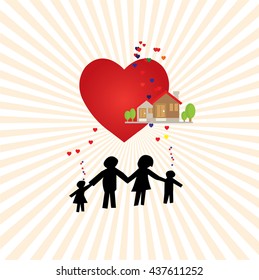 family love concept