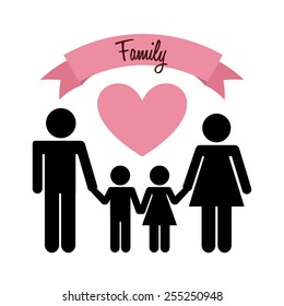 family love design, vector illustration eps10 graphic 