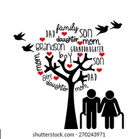 family love design, vector illustration eps10 graphic 