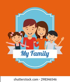 family love  design, vector illustration eps10 graphic 