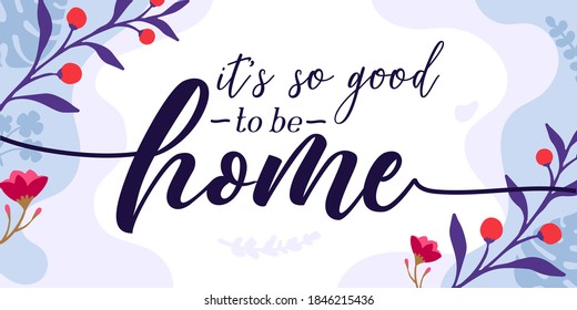 Family Love Home Quotes Good Be Stock Vector (Royalty Free) 1846215436 ...