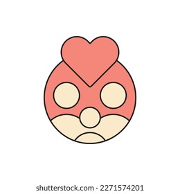 icono de vector de relación de amor familiar