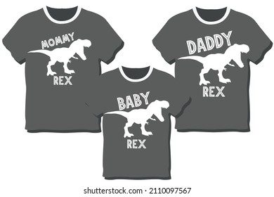 Family matching t shirt design 