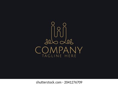 Family Meal Logo Vector Graphic With A Combination Of A Fork And Family As The Icon For Any Business Especially For Catering, Restaurant, Cafe, Hospitality, Food And Beverage, Etc.