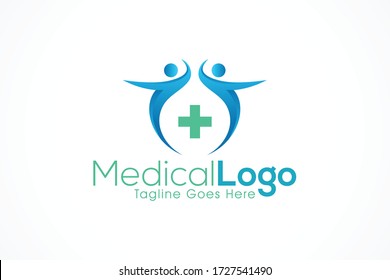 family medical health care logo vector