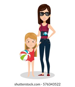 family members on vacations