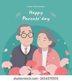 family month parents’ day vector illustration