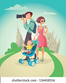 Family on a Vacation