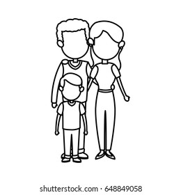 family parent with childrens image