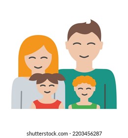 Family, parents colored icon. Simple colored element illustration. Family, parents concept symbol design from family set. Can be used for web and mobile