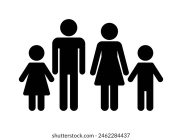 family people icon father mother kid children symbol