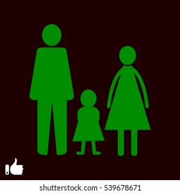family, people, icon vector illustration EPS 10