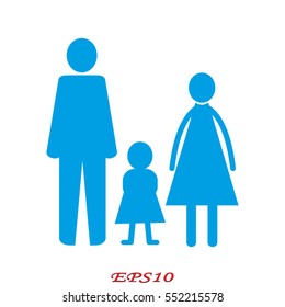 family, people, icon vector illustration eps10