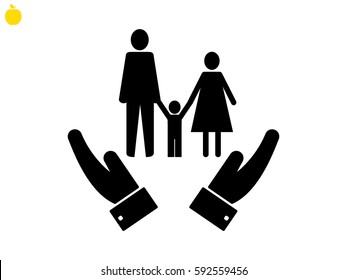 family, people, icon vector illustration eps10