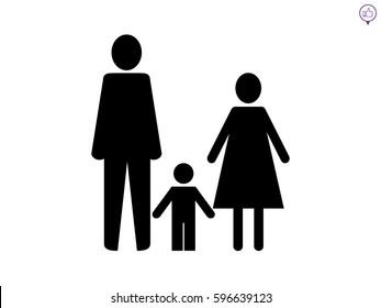family, people, icon vector illustration eps10
