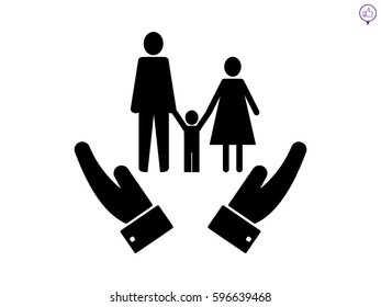family, people, icon vector illustration eps10