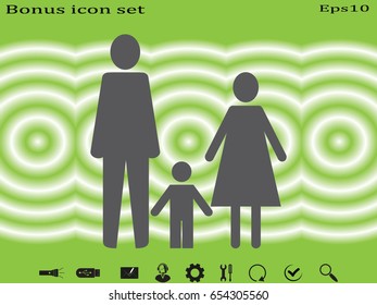 family, people, icon vector illustration eps10
