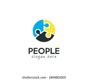Family people link logo sign