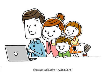 Family: Personal computer, Internet