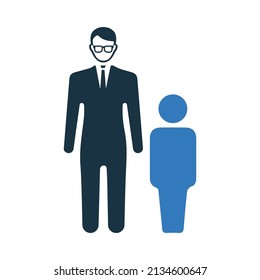 Family, persons, friends icon. Simple editable vector design isolated on a white background.