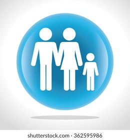 Family pictogram icon