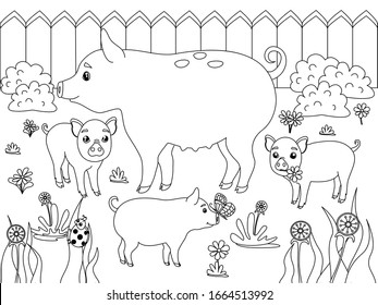 821 Mom and piglets Images, Stock Photos & Vectors | Shutterstock