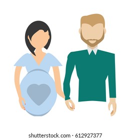 family pregnancy couple image