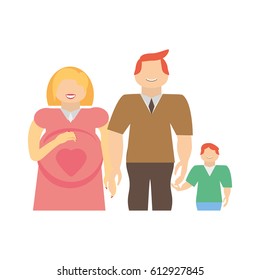 family pregnancy couple image