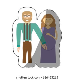 family pregnant unity people
