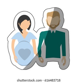 family pregnant unity people