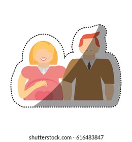 family pregnant unity people