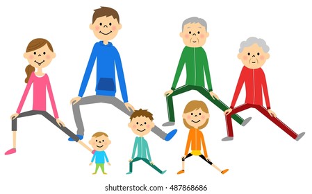 Family to prepare exercise