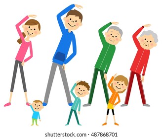 Family to prepare exercise