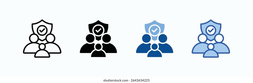Family Protection icon sheet multiple style collection isolated vector
