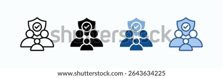 Family Protection icon sheet multiple style collection isolated vector