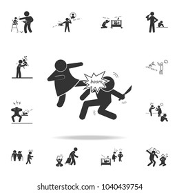 family quarrel icon. Detailed set of illustration bad family icons. Premium quality graphic design. One of the collection icons for websites, web design on white background