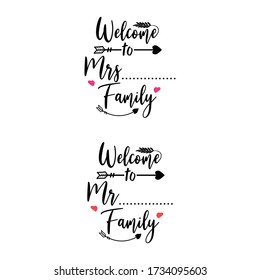 Family quote design template vector isolated