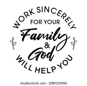 family quote for t shirt design graphic vector, mug design and more 