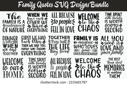 Family Quotes SVG Cut Files Designs Bundle, Family quotes SVG cut files, Family quotes t shirt designs, Saying about Folks, Folks cut files, Folks quotes eps files, Saying of Blood,
