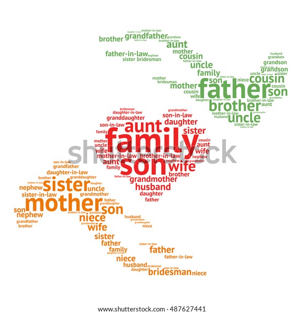 Download Family Relations Word Cloud Stock Vector (Royalty Free ...