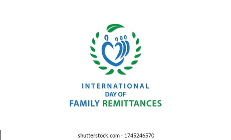 Family Remittance International Day vector illustration