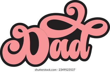 Family retro svg design and eps file