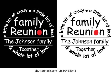 Family reunion is the best celibration of any family in a year. best gift for the your family.love your family