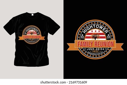 Family Reunion T Shirt Design