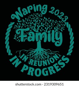 family reunion tshart art vector